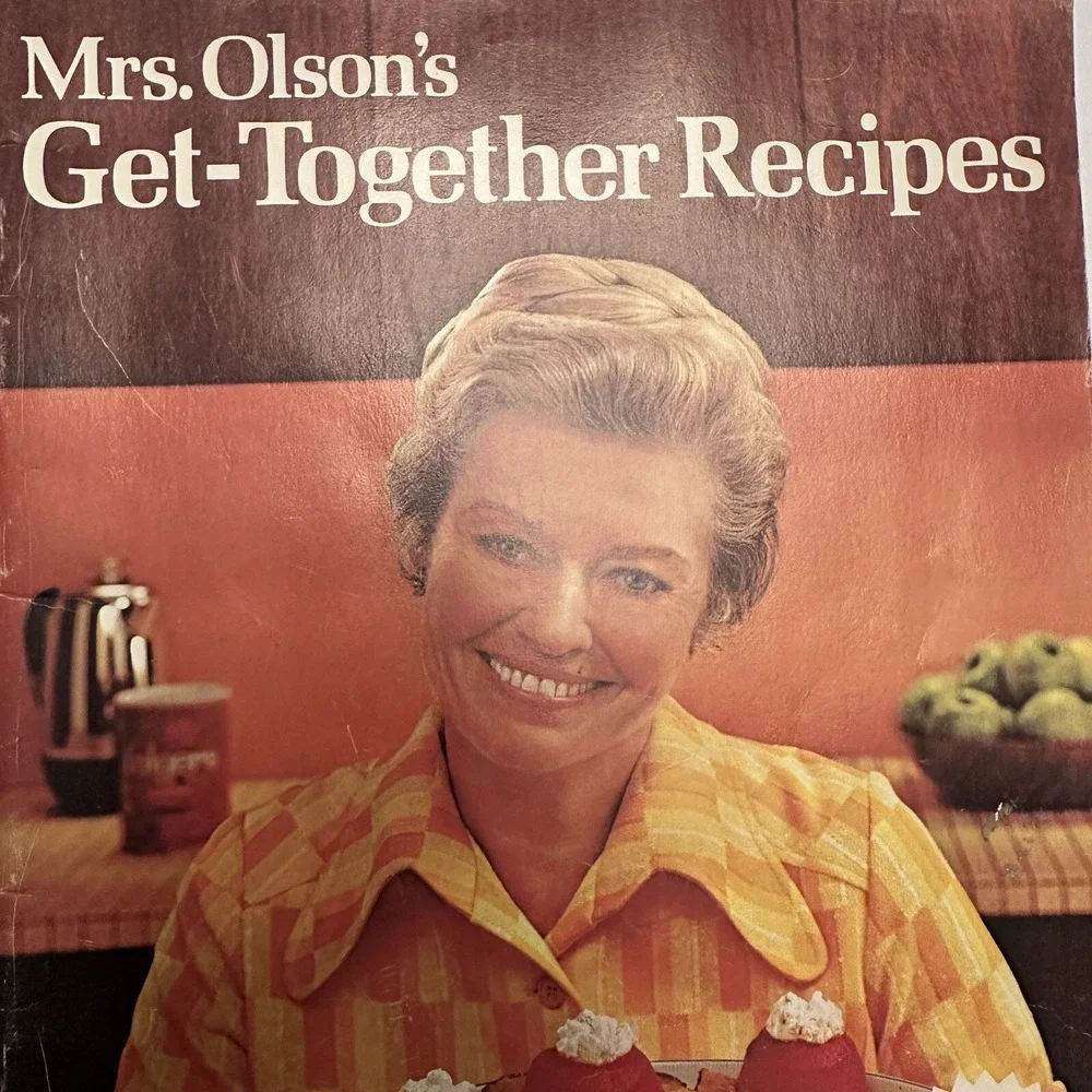 Folgers Coffee Mrs Olsons Get-Together Recipes Vintage 1973 Cookbook Pamphlet